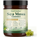 ZenVitalize Irish Sea Moss Gummies | Mineral-Rich Superfood Blend for Energy, Skin & Gut Wellness