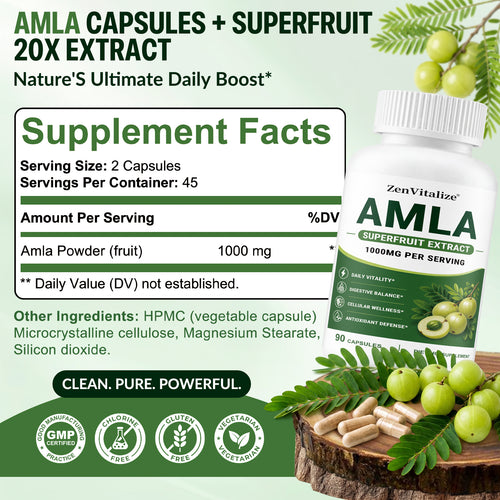 ZenVitalize® Amla Superfruit Extract Capsules