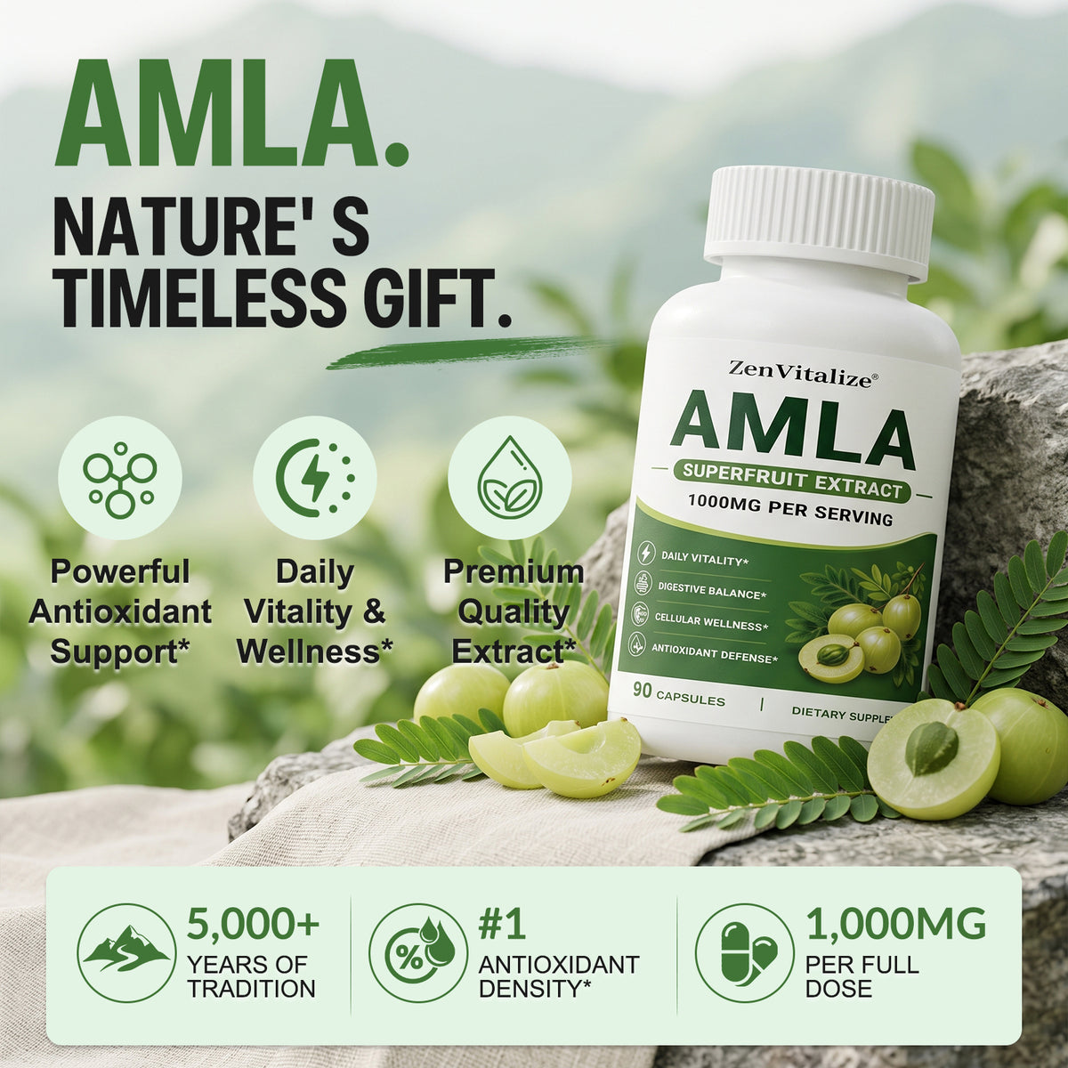 ZenVitalize® Amla Superfruit Extract Capsules