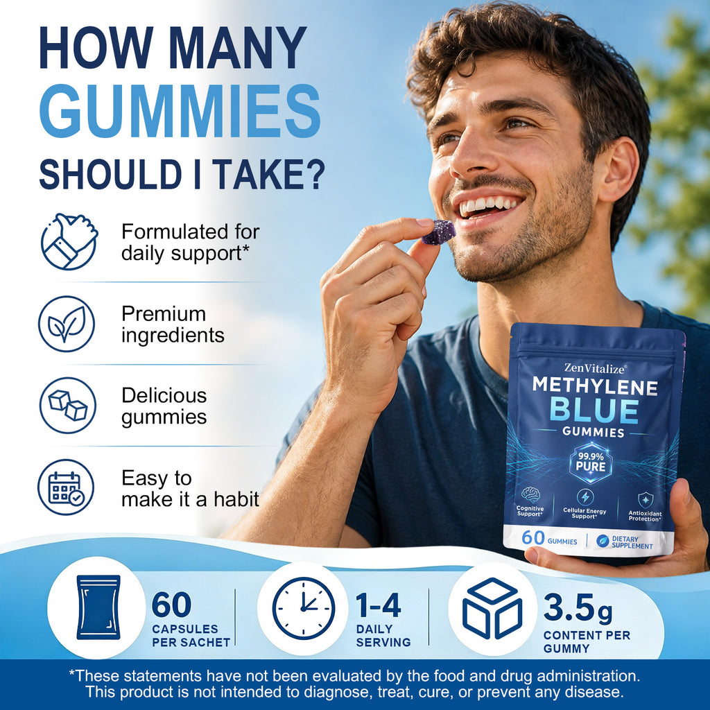 ZenVitalize® Methylene Blue Nootropic Gummies