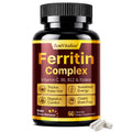 Ferritin Complex – Slow-Release Iron with Vitamin C, B6, B12 & Folate, 60 Capsules
